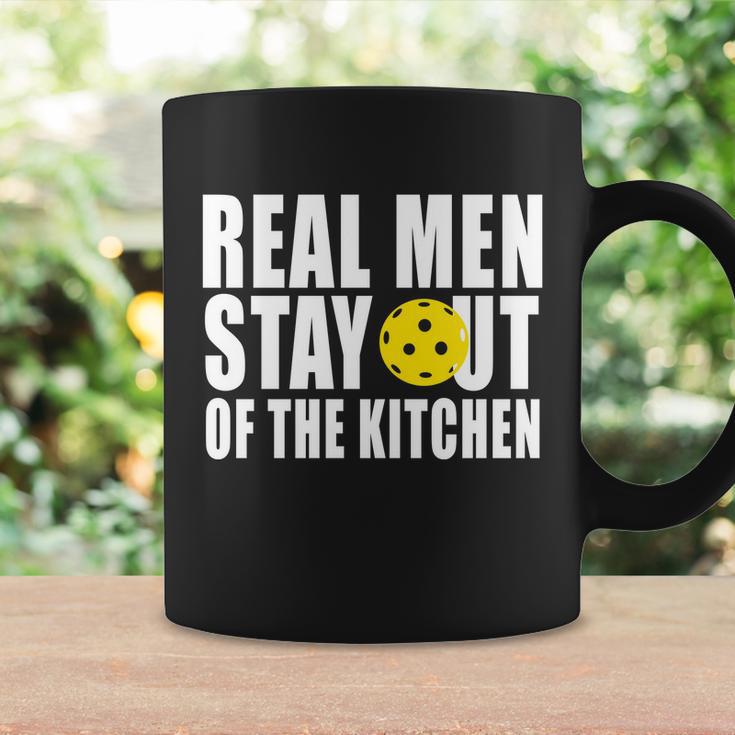 Real Men Stay Out Of The Kitchen Pickle Ball Tshirt Coffee Mug Gifts ideas