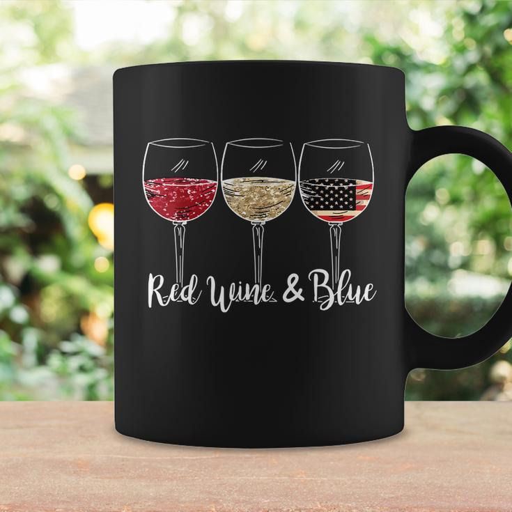 Red Wine And Blue Funny 4Th Of July Drinking Wine Lover Coffee Mug Gifts ideas
