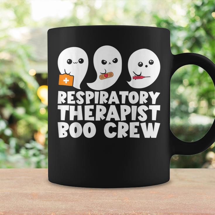 Respiratory Therapist Boo Crew Rt Halloween Ghost Coffee Mug Gifts ideas