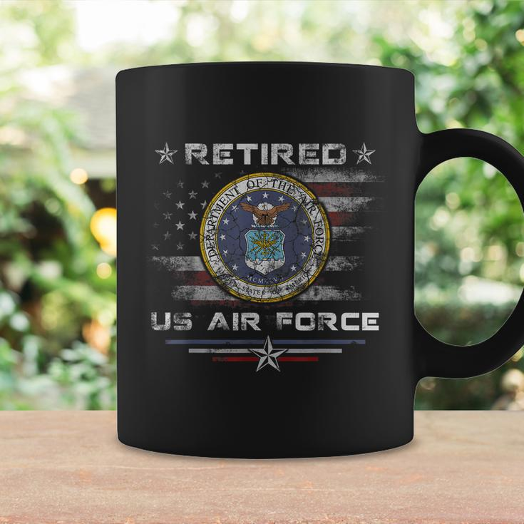 Retired Us Air Force Veteran Great Gift Thanksgiving Gift Graphic Design Printed Casual Daily Basic Coffee Mug Gifts ideas