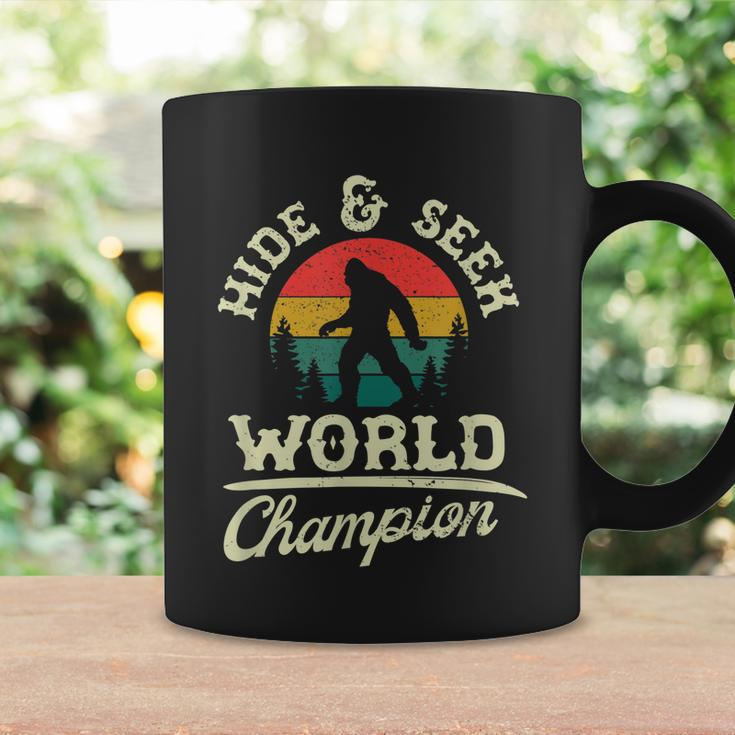 Retro Bigfoot Hide And Seek World Champion Sasquatch Coffee Mug Gifts ideas