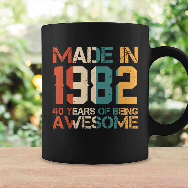 Retro Made In 1982 40 Years Of Being Awesome Birthday Coffee Mug Gifts ideas