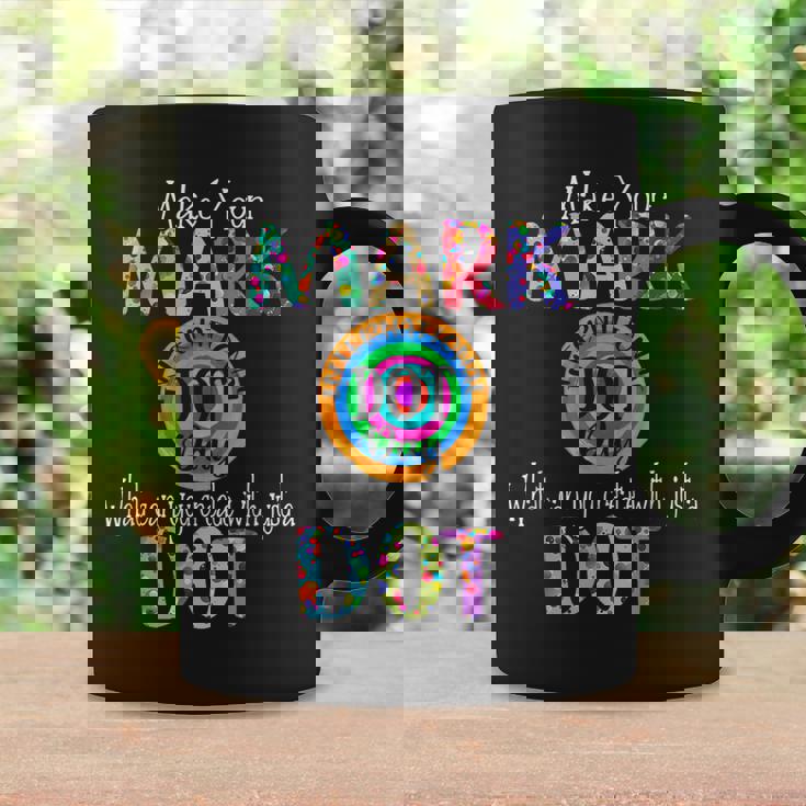 Retro Make Your Mark Happy International Dot Day Colorful Coffee Mug Gifts ideas