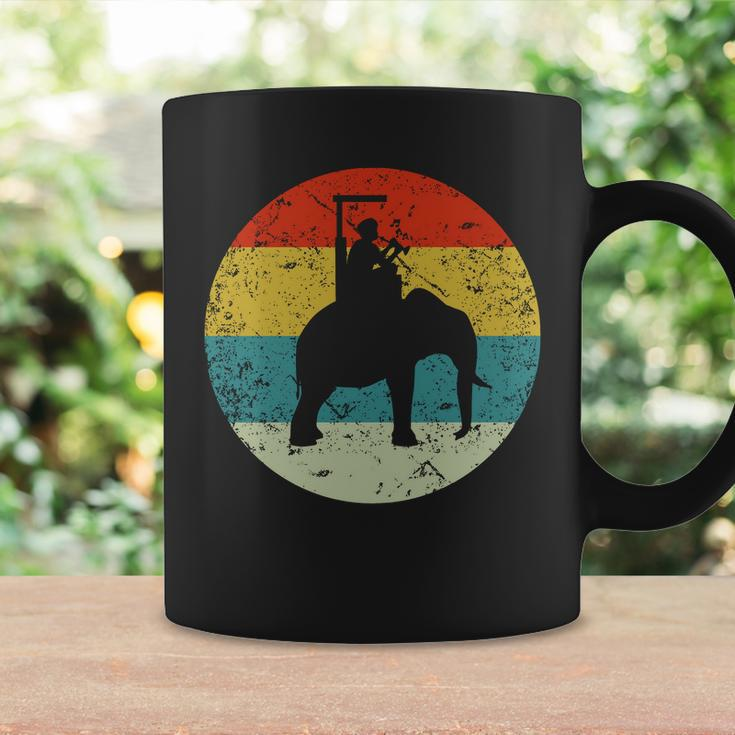 Retro Vintage Man Riding Elephant Coffee Mug Gifts ideas