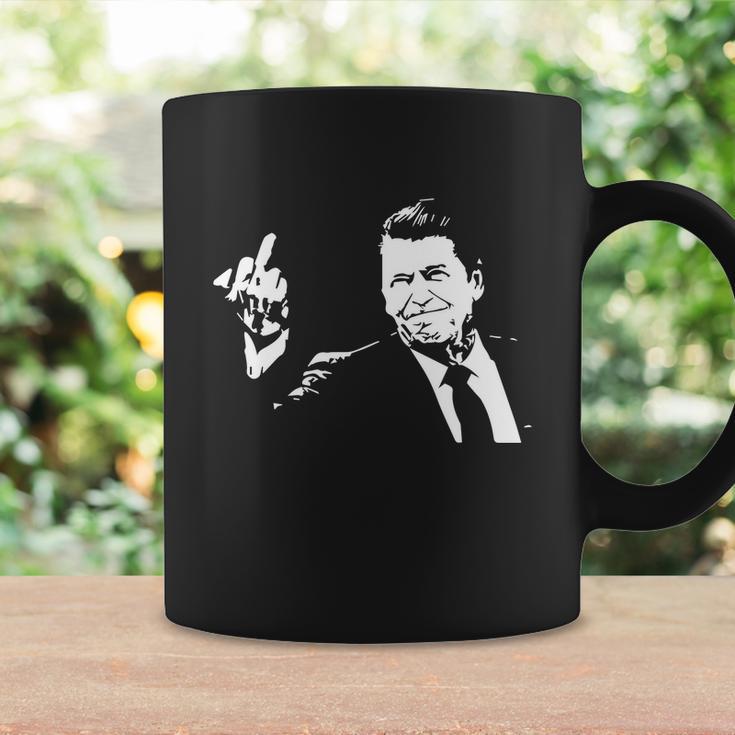 Ronald Reagan Flipping Tshirt Coffee Mug Gifts ideas