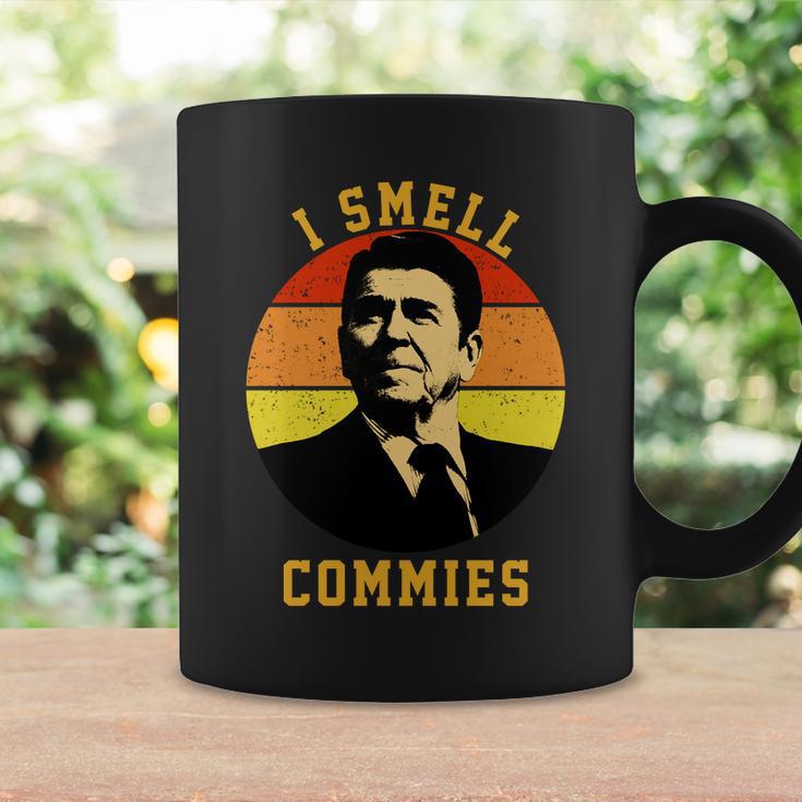 Ronald Reagan I Smell Commies Tshirt Coffee Mug Gifts ideas