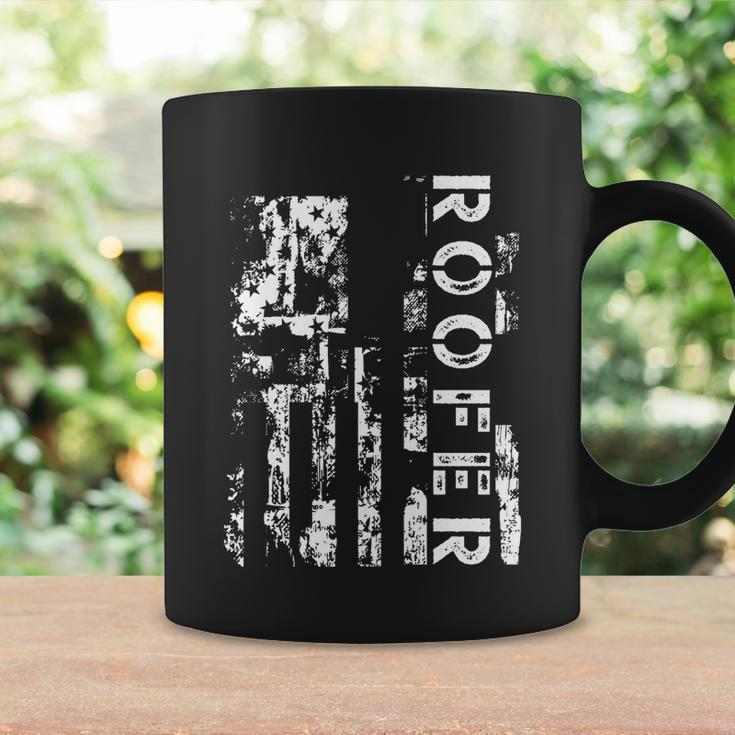 Roofer Us Flag Construction Worker Proud Labor Day Worker Gift Coffee Mug Gifts ideas