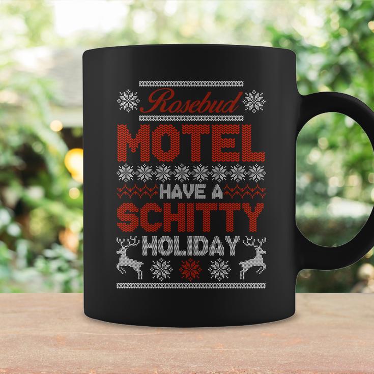 Rosebud Motel Have A Schitty Holiday Ugly Christmas Sweater Coffee Mug Gifts ideas