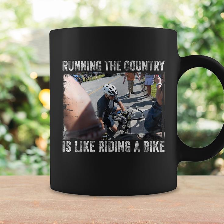 Running The Country Is Like Riding A Bike Joe Biden Funny Design Anti Biden Coffee Mug Gifts ideas