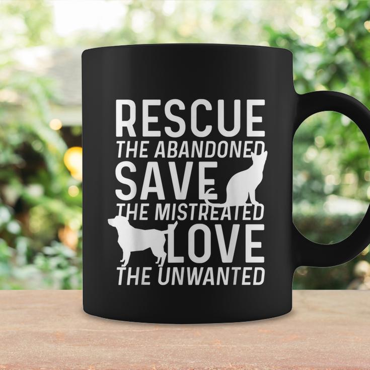 Save Love Rescue Animals Rescue Adopt Dog Lovers Coffee Mug Gifts ideas