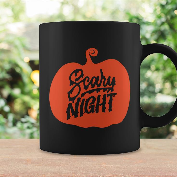 Scary Night Pumpkin Halloween Quote Coffee Mug Gifts ideas