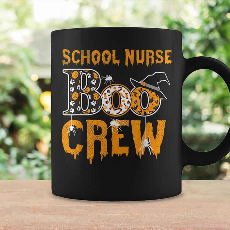 School Nurse Teacher Boo Crew Halloween School Nurse Teacher Coffee Mug Gifts ideas