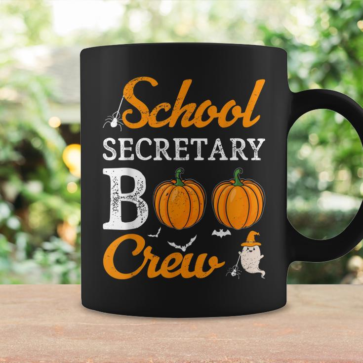 School Secretary Boo Crew Halloween School Office Squad Coffee Mug Gifts ideas