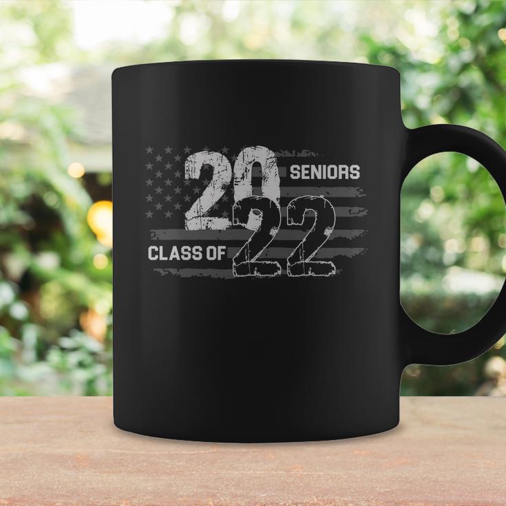 Seniors Class Of 2022 American Grey Style Flag Tshirt Coffee Mug Gifts ideas