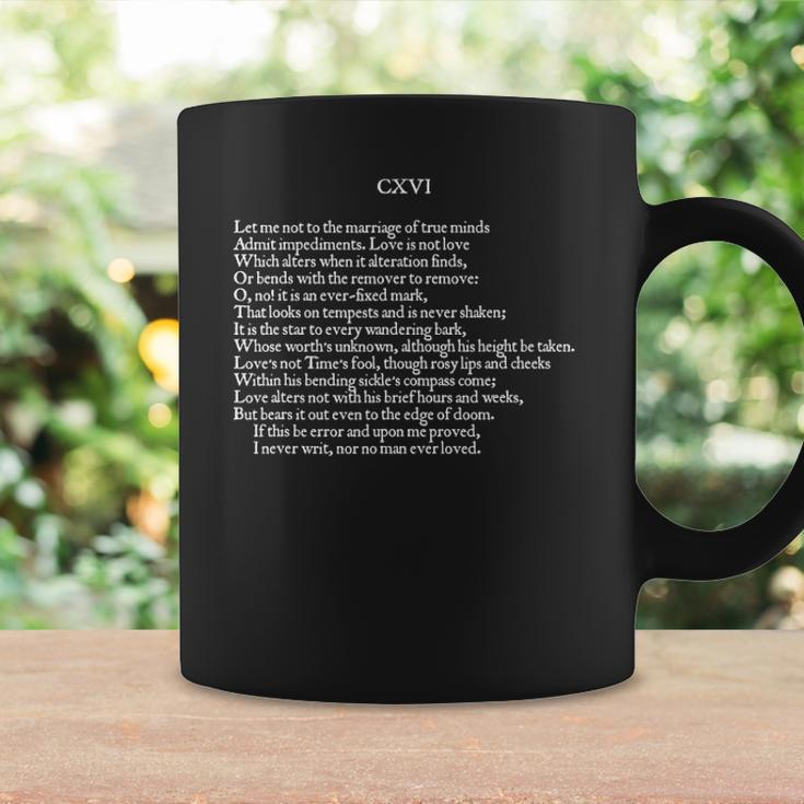 Shakespearian Sonnet-116 Poet Lover Coffee Mug Gifts ideas