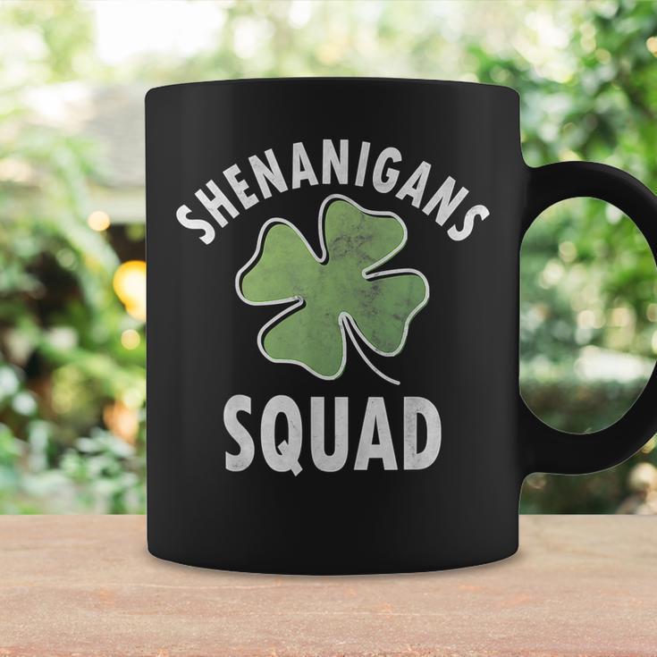 Shenanigans Squad Irish Shamrock Funny Saint Patricks Day Coffee Mug Gifts ideas