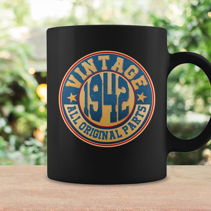 Shield Emblem Vintage 1942 All Original Parts 80Th Birthday Tshirt Coffee Mug Gifts ideas