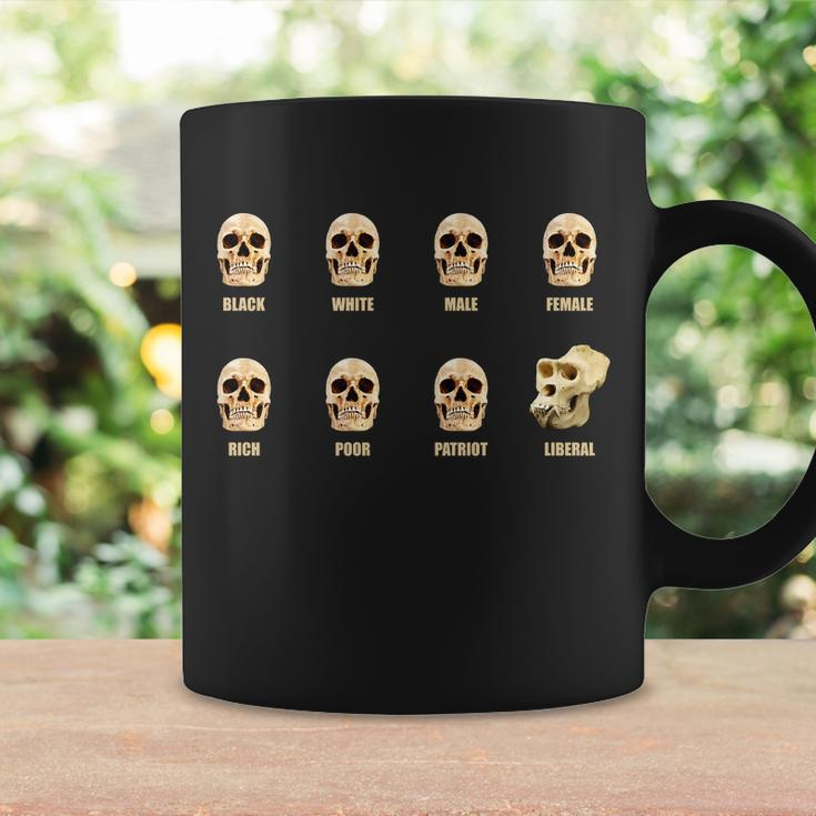Skulls Of Modern America Funny Liberal Monkey Skull Tshirt Coffee Mug Gifts ideas