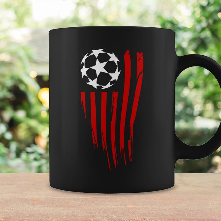 Soccer Ball American Flag Coffee Mug Gifts ideas