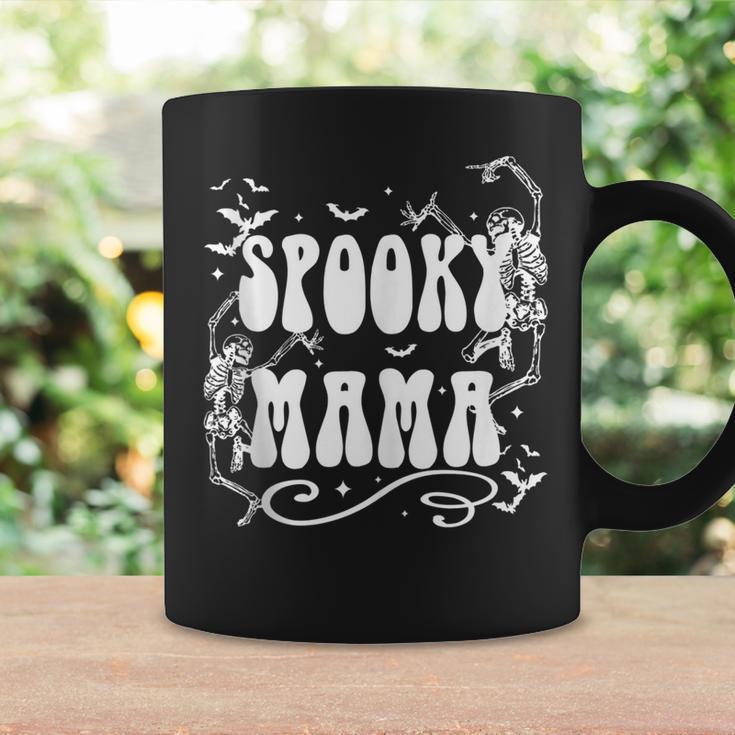 Spooky Mama Dancing Skeleton Funny Halloween Mama Coffee Mug Gifts ideas