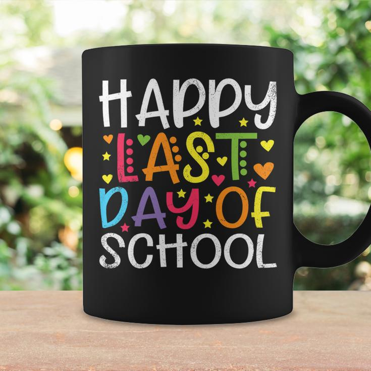 Stars Happy Last Day Of School Cute Graduation Teacher Kids Coffee Mug Gifts ideas