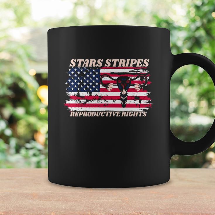 Stars Stripes Reproductive Rights Fourth Of July My Body My Choice Uterus Gift Coffee Mug Gifts ideas