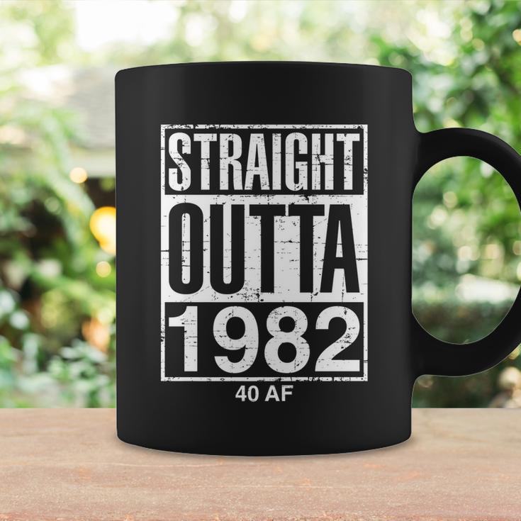 Straight Outta 1982 40 Af Funny Retro 40Th Birthday Gag Gift Tshirt Coffee Mug Gifts ideas