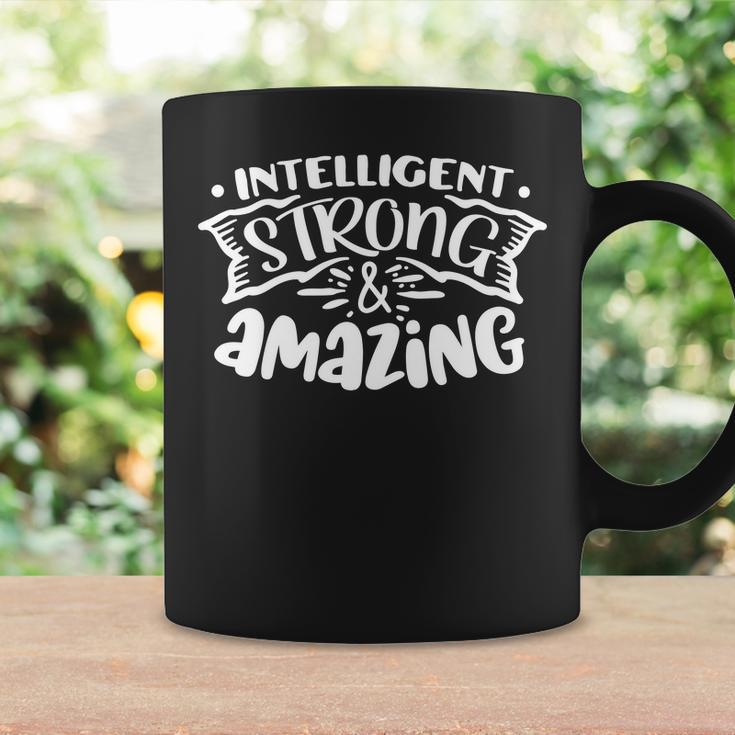 Strong Woman Intelligent Strong And Amazing White Design Coffee Mug Gifts ideas