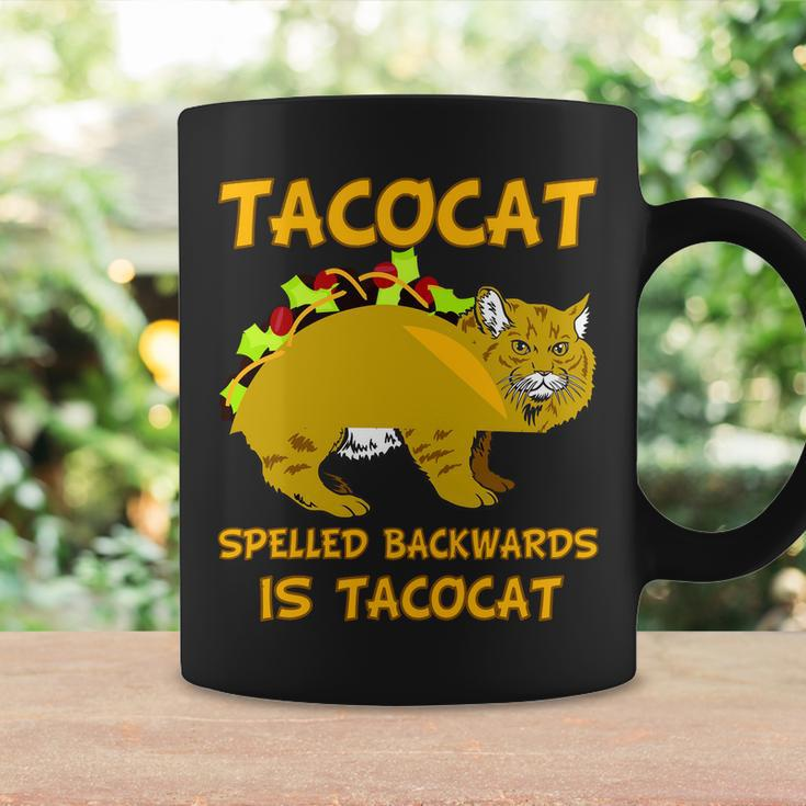 Tacocat Spelled Backwards Funny Cat Tshirt Coffee Mug Gifts ideas