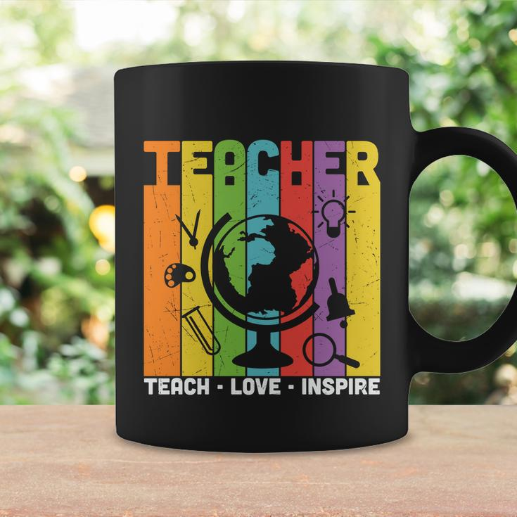 Teach Love Inspire Proud Teacher Graphic Plus Size Shirt For Teacher Female Male Coffee Mug Gifts ideas
