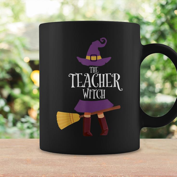 Teacher Witch Matching Halloween Pajamas Family Teaching Coffee Mug Gifts ideas
