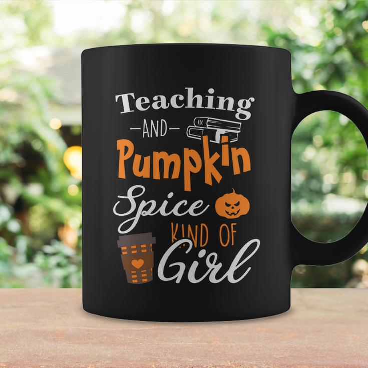 Teaching And Pumpkin Spice Kind Of Girl Halloween Quote Coffee Mug Gifts ideas