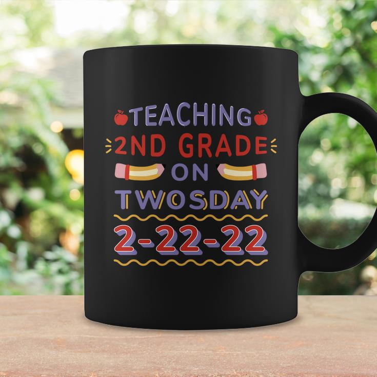 Teaching On Twosday Teach Teacher School Grade Children Job Gift Coffee Mug Gifts ideas