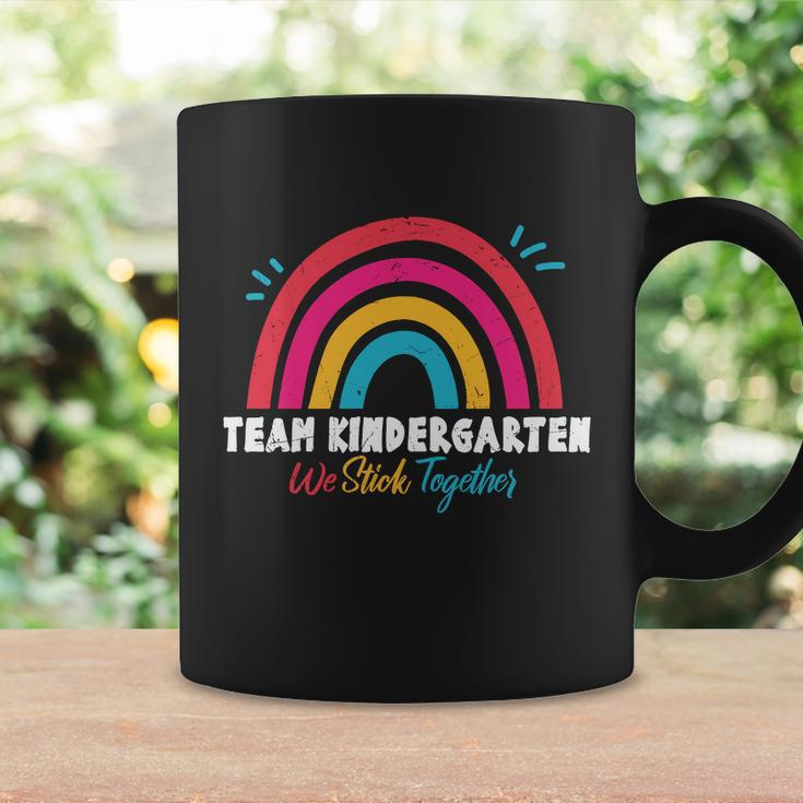 Team Kindergarten We Stick Together Graphic Plus Size Shirt For Kids Teacher Coffee Mug Gifts ideas