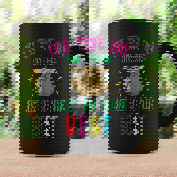 Test Day Sloth Funny School Professor Teacher Testing Squad Coffee Mug Gifts ideas