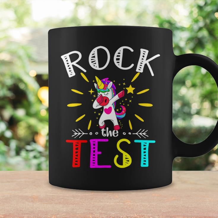 Testing Day Teacher Rock The Test Teaching Students Teachers Coffee Mug Gifts ideas