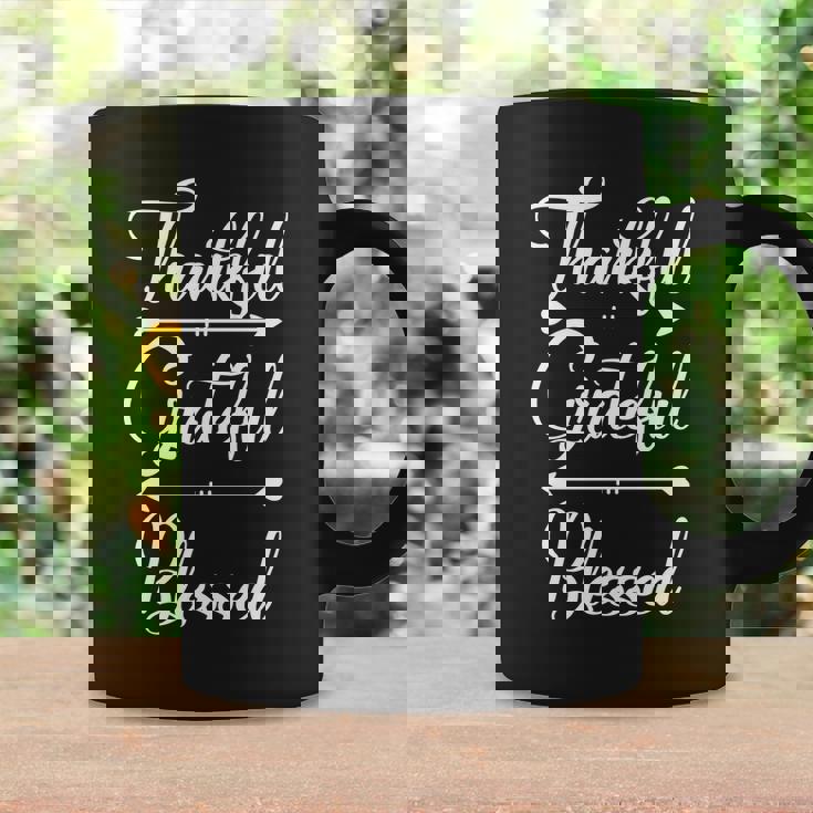 Thankful Grateful Blessed Thanksgiving Day Tshirt Coffee Mug Gifts ideas