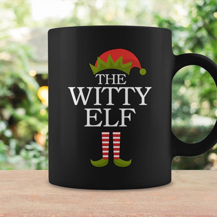 The Witty Elf Matching Christmas Tshirt Coffee Mug Gifts ideas