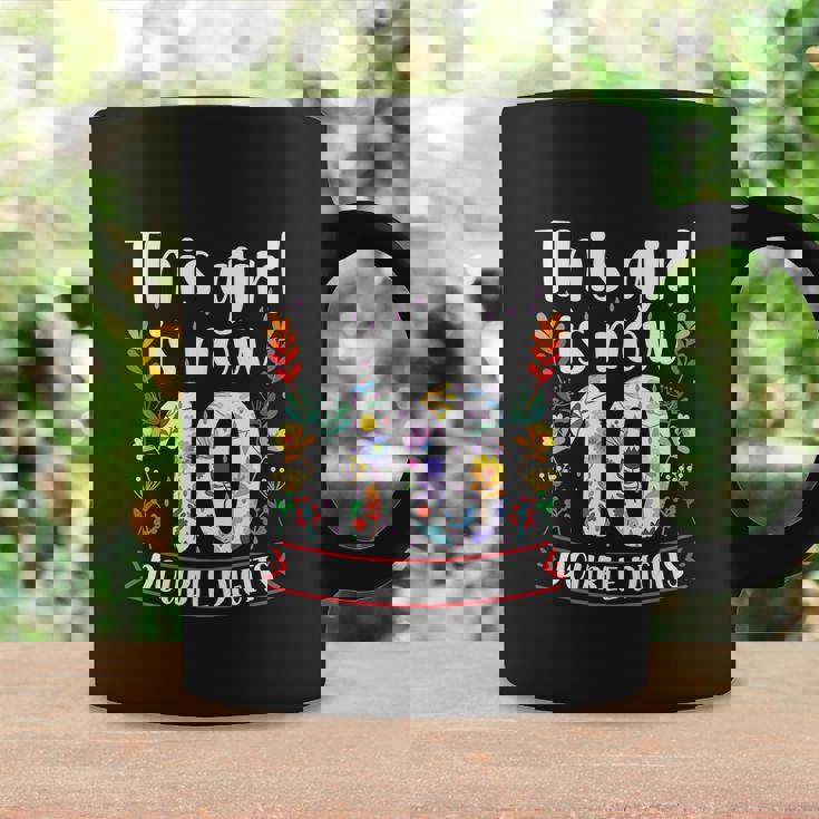 This Girl Is Now Double Digits 10 Year Old Funny 10Th Birthday Coffee Mug Gifts ideas