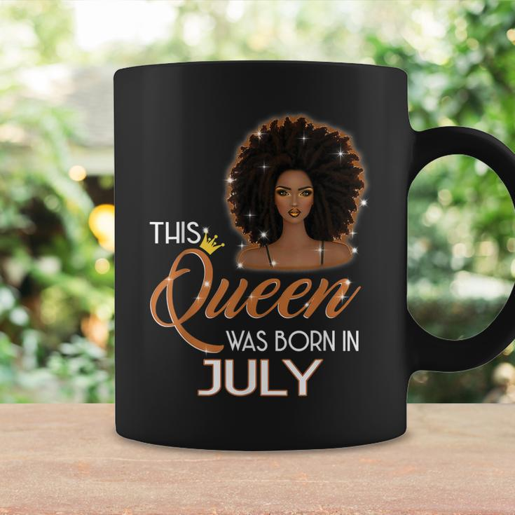 This Queen Was Born In July Birthday For Girl Melanin Coffee Mug Gifts ideas