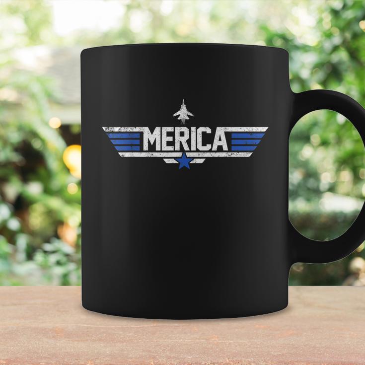 Top Merica For 4Th Of July Us Patriotic America Gun Coffee Mug Gifts ideas