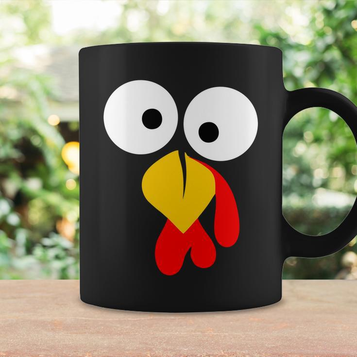 Turkey Face Funny Thanksgiving Day Tshirt Coffee Mug Gifts ideas