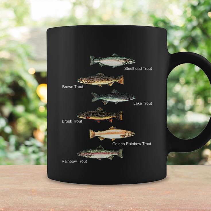 Types Of Trout Fish Species Collection Fishing Coffee Mug Gifts ideas