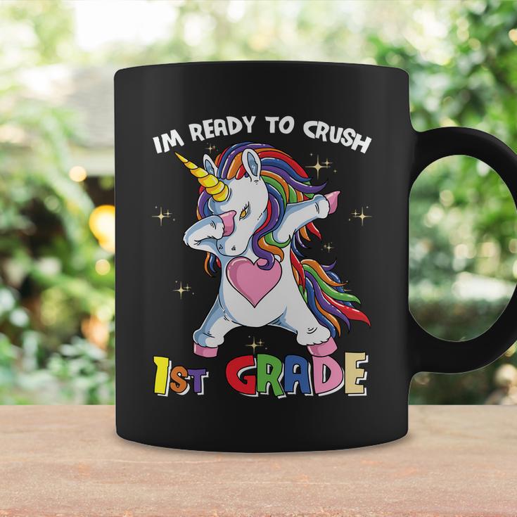 Unicorn Im Ready To Crush 1St Grade Back To School First Day Of School Coffee Mug Gifts ideas