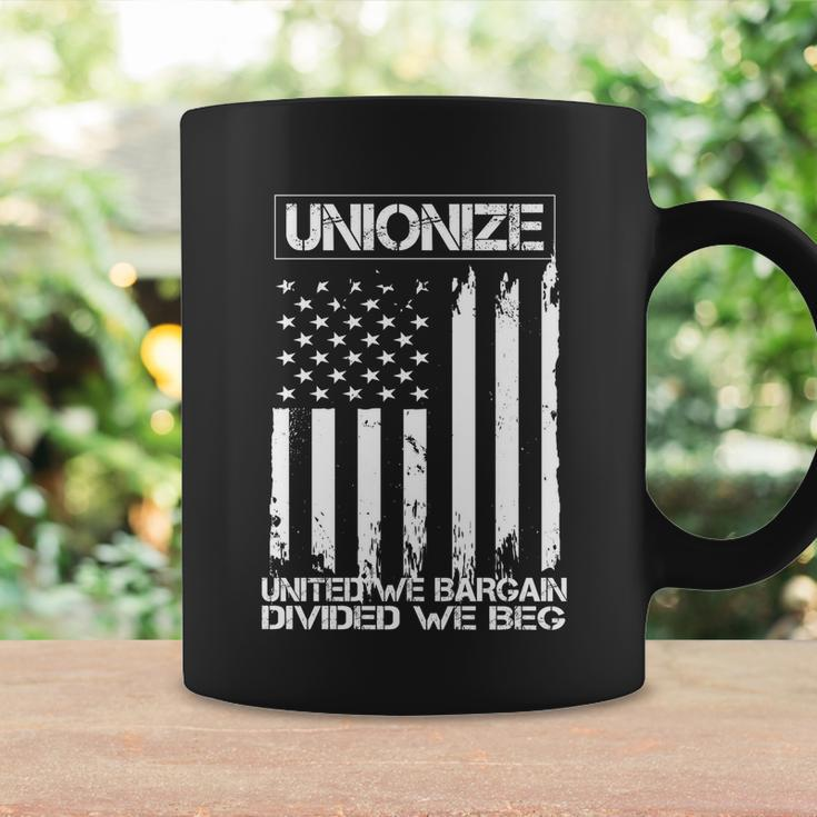 Unionize United We Bargain Divided We Beg Usa Union Pride Great Gift Coffee Mug Gifts ideas