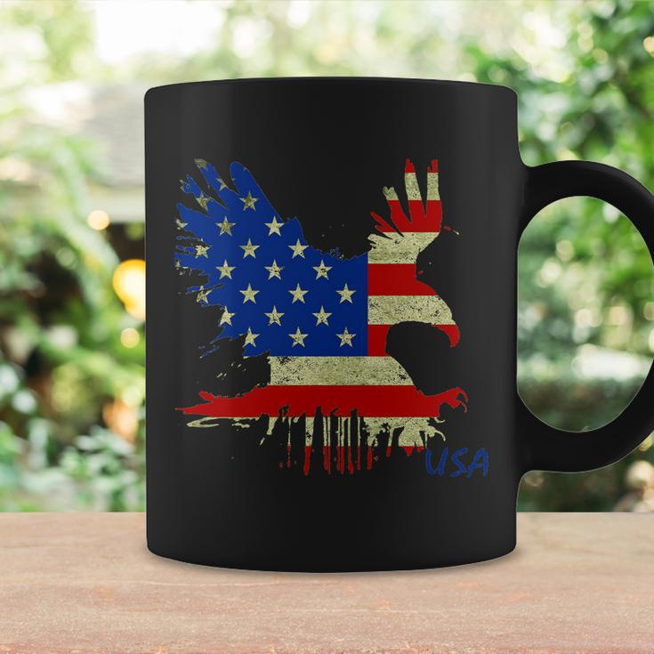 Usa Bald Eagle Flag Drip 4Th Of July Coffee Mug Gifts ideas