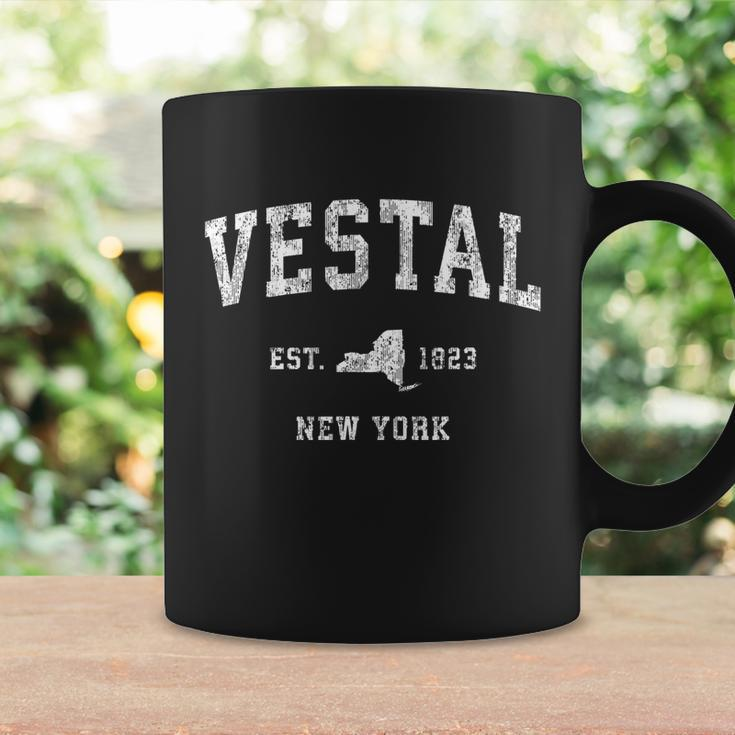 Vestal New York Ny Vintage Athletic Sports Design Coffee Mug Gifts ideas