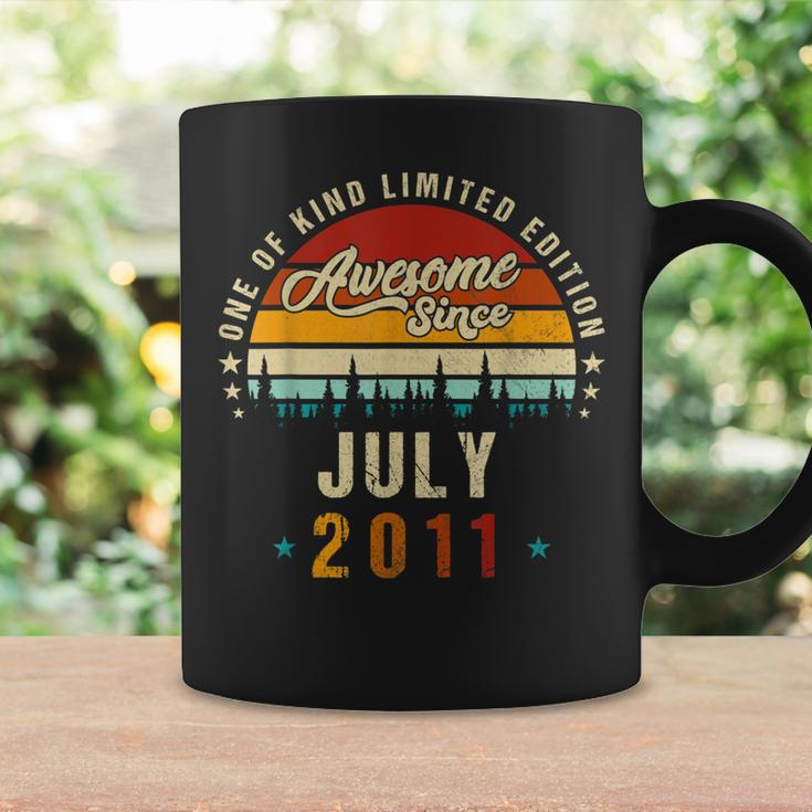 Vintage 11Th Birthday Awesome Since July 2011 Epic Legend Coffee Mug Gifts ideas