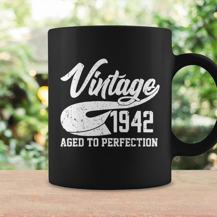 Vintage 1942 Aged To Perfection 80Th Birthday Coffee Mug Gifts ideas