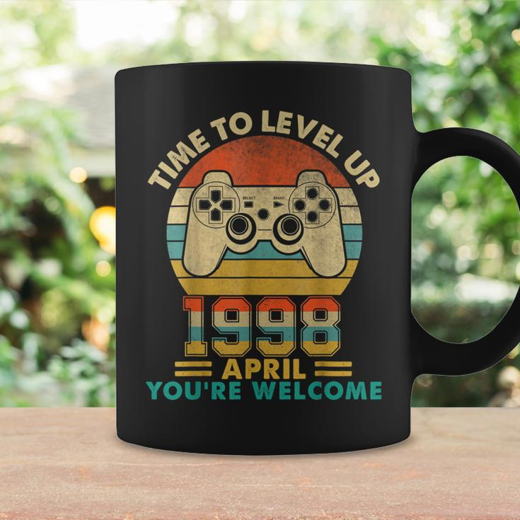 Vintage 1998 April 24 Years Old Video Gamer 24Th Birthday Coffee Mug Gifts ideas